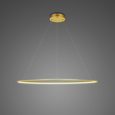 Lampa wisząca Ledowe Okręgi No.1 80 cm in 3k złota ściemnialna Lampa wisząca Ledowe Okręgi No.1 80 cm in 3k złota ściemnialna