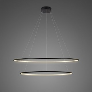 Lampa wisząca Ledowe Okręgi No. 2 100 cm in 3k czarna
