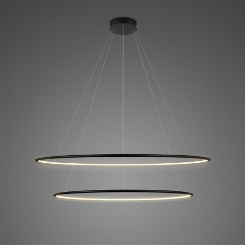 Lampa wisząca Ledowe Okręgi No. 2 100 cm in 3k czarna Lampa wisząca Ledowe Okręgi No. 2 100 cm in 3k czarna