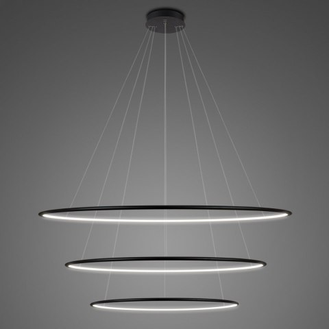 Lampa wisząca Ledowe Okręgi No.3 100 cm in 4k czarna ściemnialna Lampa wisząca Ledowe Okręgi No.3 100 cm in 4k czarna ściemnialna