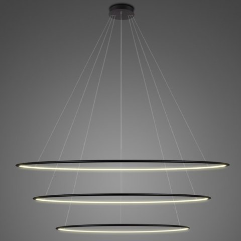 Lampa wisząca Ledowe Okręgi No.3 180 cm in 3k czarna ściemnialna Lampa wisząca Ledowe Okręgi No.3 180 cm in 3k czarna ściemnialna