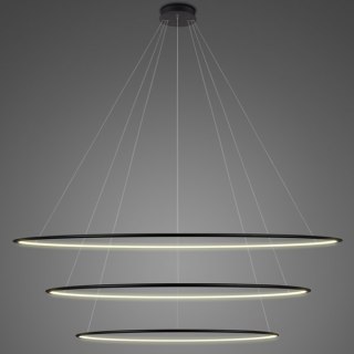 Lampa wisząca Ledowe Okręgi No.3 230 cm in 3k czarna