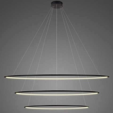Lampa wisząca Ledowe Okręgi No.3 230 cm in 3k czarna Lampa wisząca Ledowe Okręgi No.3 230 cm in 3k czarna