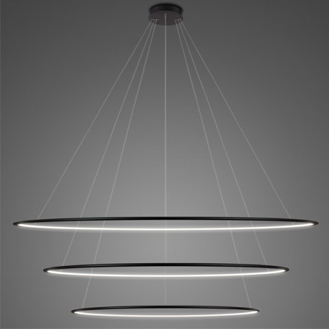 Lampa wisząca Ledowe Okręgi No.3 230 cm in 4k czarna Lampa wisząca Ledowe Okręgi No.3 230 cm in 4k czarna