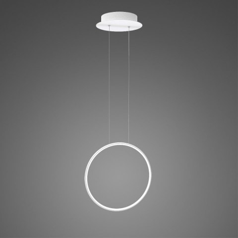 Lampa wisząca Ledowe okręgi No.1 X 40cm in 4k biała Lampa wisząca Ledowe okręgi No.1 X 40cm in 4k biała