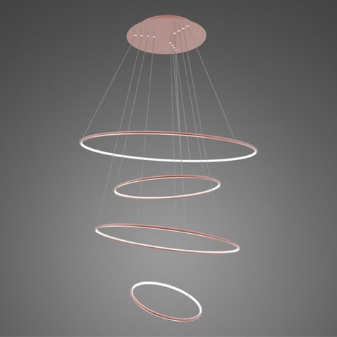 Lampa wisząca Ledowe okręgi No.4 100 cm in 3k różowe złoto Lampa wisząca Ledowe okręgi No.4 100 cm in 3k różowe złoto