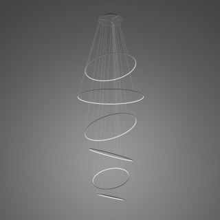 Lampa wisząca Ledowe okręgi No.6 czarna 3k