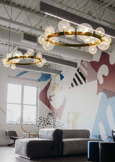 Lampa wisząca ORION czarna 85 cm Step into Design