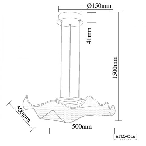 Lampa wisząca Velo No. 2 chrom Altavola Design Lampa wisząca Velo No. 2 chrom Altavola Design