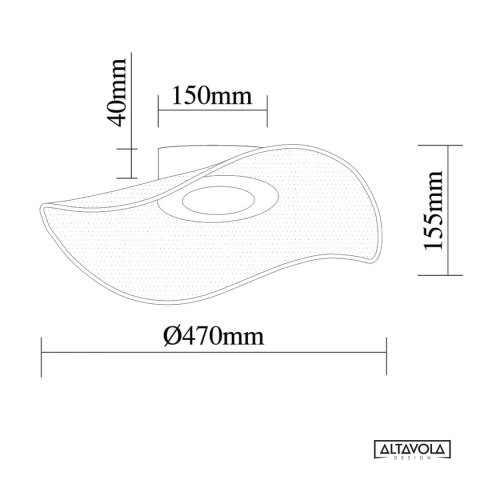 Plafon Velo No. 1 chrom Altavola Design Plafon Velo No. 1 chrom Altavola Design