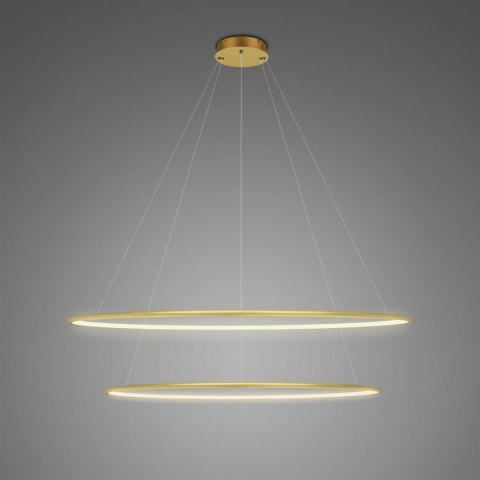 Lampa Ledowe Okręgi No. 2 100 cm in 3k złota ściemnialna Lampa Ledowe Okręgi No. 2 100 cm in 3k złota ściemnialna