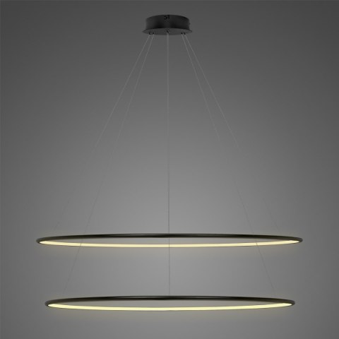 Lampa Ledowe Okręgi No. 2 120 cm in 3k czarna Lampa Ledowe Okręgi No. 2 120 cm in 3k czarna