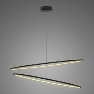 Lampa Ledowe Okręgi No. 2 120 cm in 3k czarna ściemnialna