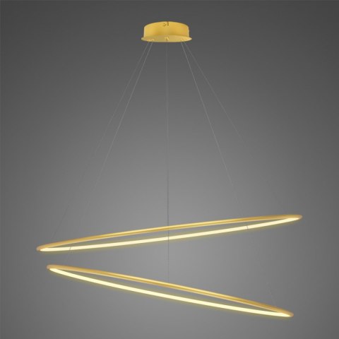 Lampa Ledowe Okręgi No. 2 120 cm in 3k złota ściemnialna Lampa Ledowe Okręgi No. 2 120 cm in 3k złota ściemnialna
