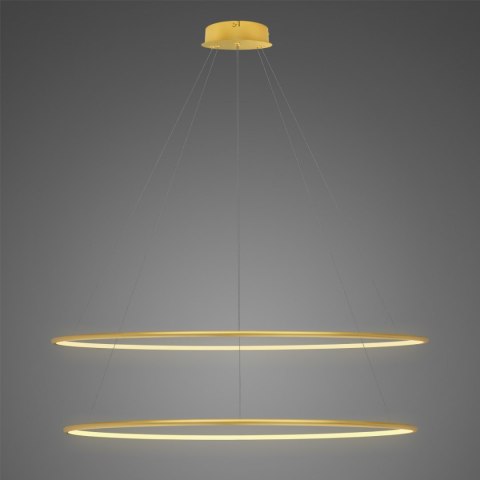 Lampa Ledowe Okręgi No. 2 120 cm in 3k złota ściemnialna Lampa Ledowe Okręgi No. 2 120 cm in 3k złota ściemnialna
