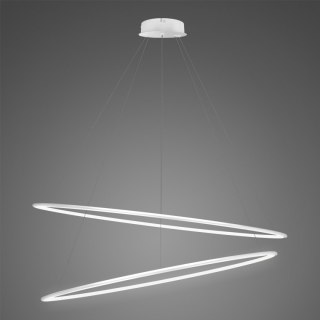 Lampa Ledowe Okręgi No. 2 120 cm in 4k biała