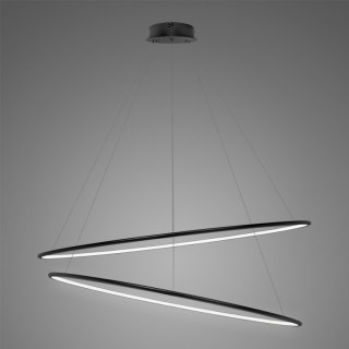 Lampa Ledowe Okręgi No. 2 120 cm in 4k czarna ściemnialna