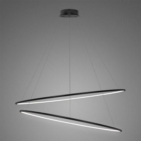 Lampa Ledowe Okręgi No. 2 120 cm in 4k czarna ściemnialna Lampa Ledowe Okręgi No. 2 120 cm in 4k czarna ściemnialna