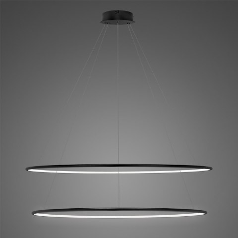 Lampa Ledowe Okręgi No. 2 120 cm in 4k czarna ściemnialna Lampa Ledowe Okręgi No. 2 120 cm in 4k czarna ściemnialna