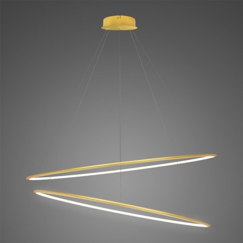 Lampa Ledowe Okręgi No. 2 120 cm in 4k złota ściemnialna Lampa Ledowe Okręgi No. 2 120 cm in 4k złota ściemnialna