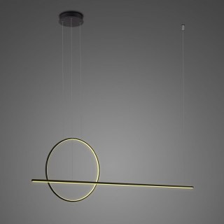 Lampa wisząca LINEA No.2 100 40 cm czarna 3k ściemnialna