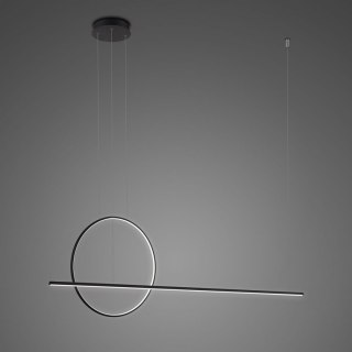 Lampa wisząca LINEA No.2 100 40 cm czarna 4k ściemnialna