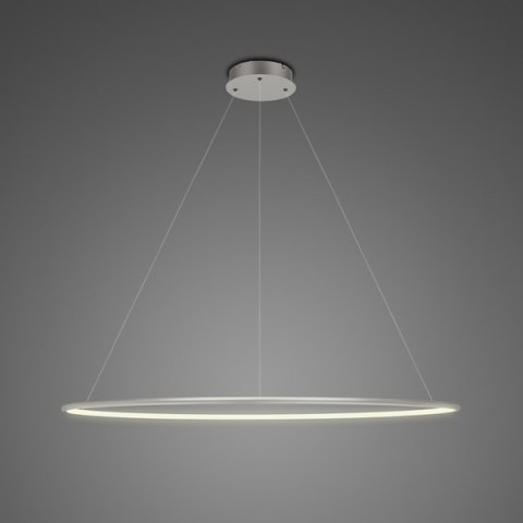 Lampa wisząca Ledowe Okręgi No.1 100 cm in 3k srebrna ściemnialna Lampa wisząca Ledowe Okręgi No.1 100 cm in 3k srebrna ściemnialna