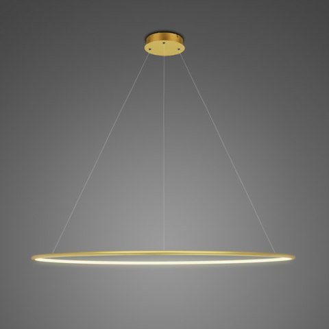 Lampa wisząca Ledowe Okręgi No.1 120 cm in 3k złota ściemnialna Lampa wisząca Ledowe Okręgi No.1 120 cm in 3k złota ściemnialna