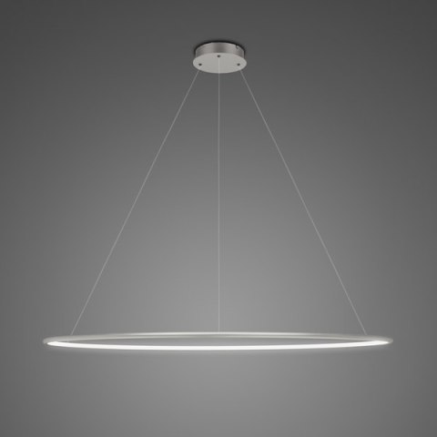 Lampa wisząca Ledowe Okręgi No.1 120 cm in 4k srebrna ściemnialna Lampa wisząca Ledowe Okręgi No.1 120 cm in 4k srebrna ściemnialna