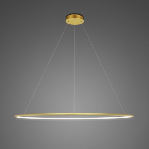 Lampa wisząca Ledowe Okręgi No.1 120cm 4k złota ściemnialna Lampa wisząca Ledowe Okręgi No.1 120cm 4k złota ściemnialna