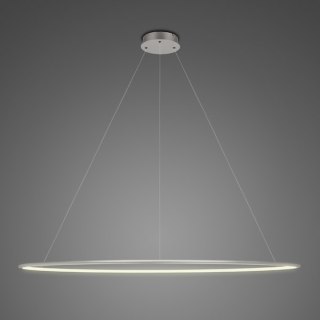 Lampa wisząca Ledowe Okręgi No.1 150 cm in 3k srebrna ściemnialna