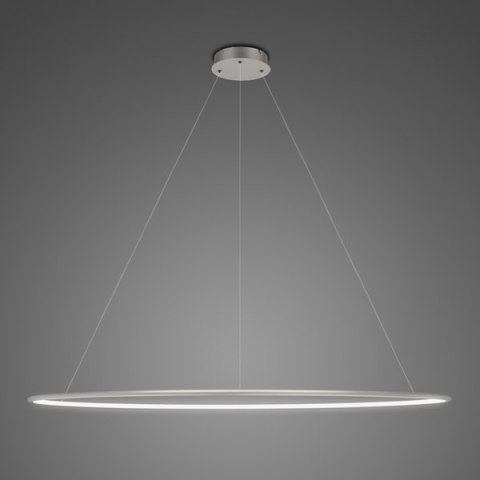 Lampa wisząca Ledowe Okręgi No.1 150 cm in 4k srebrna ściemnialna Lampa wisząca Ledowe Okręgi No.1 150 cm in 4k srebrna ściemnialna