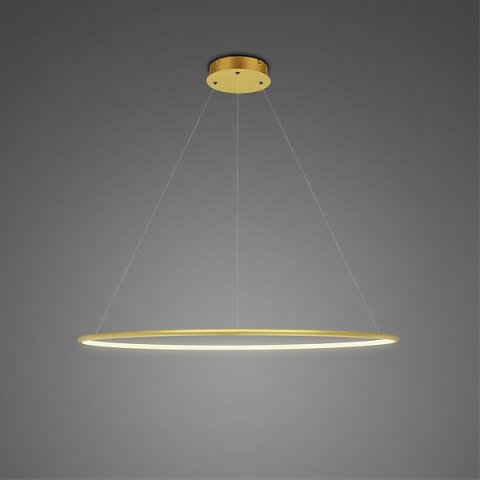 Lampa wisząca Ledowe Okręgi No.1 60 cm in 3k złota ściemnialna Lampa wisząca Ledowe Okręgi No.1 60 cm in 3k złota ściemnialna