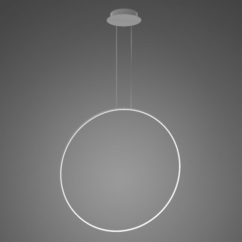 Lampa wisząca Ledowe okręgi No.1 X 100 cm in 3k srebrny ściemnialna Lampa wisząca Ledowe okręgi No.1 X 100 cm in 3k srebrny ściemnialna