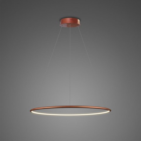 Lampa wisząca Ledowe okręgi No.1 40 cm in 3k miedziana ściemnialna Lampa wisząca Ledowe okręgi No.1 40 cm in 3k miedziana ściemnialna