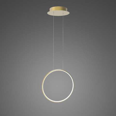Lampa wisząca Ledowe okręgi No.1 X 40 cm in 3k złoty Lampa wisząca Ledowe okręgi No.1 X 40 cm in 3k złoty