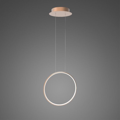 Lampa wisząca Ledowe okręgi No.1 X 40 cm in 4k miedziana Lampa wisząca Ledowe okręgi No.1 X 40 cm in 4k miedziana