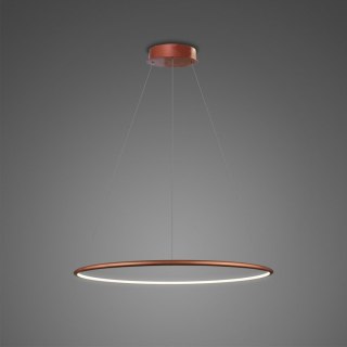 Lampa wisząca Ledowe okręgi No.1 40 cm in 4k miedziana ściemnialna