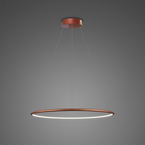 Lampa wisząca Ledowe okręgi No.1 40 cm in 4k miedziana ściemnialna Lampa wisząca Ledowe okręgi No.1 40 cm in 4k miedziana ściemnialna