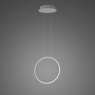 Lampa wisząca Ledowe okręgi No.1 X 40 cm in 4k srebrny