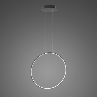 Lampa wisząca Ledowe okręgi No.1 X 60cm czarna in 3k ściemnialna