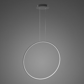 Lampa wisząca Ledowe okręgi No.1 X 80 cm in 3k czarna ściemnialna