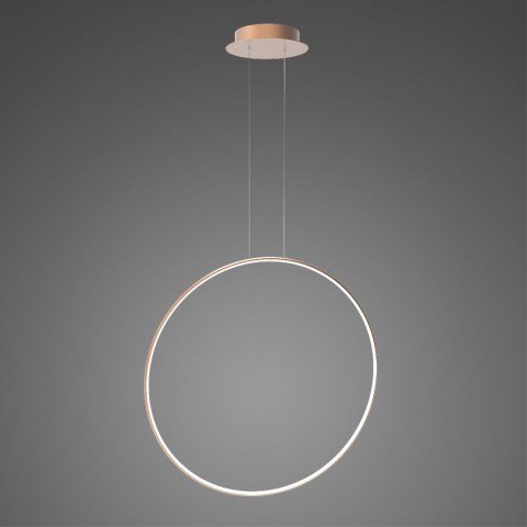 Lampa wisząca Ledowe okręgi No.1 X 80 cm in 3k miedziana Lampa wisząca Ledowe okręgi No.1 X 80 cm in 3k miedziana