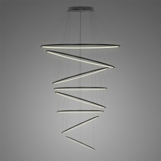 Lampa wisząca Ledowe okręgi No.8 230 in 4k czarna