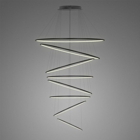 Lampa wisząca Ledowe okręgi No.8 230 in 4k czarna Lampa wisząca Ledowe okręgi No.8 230 in 4k czarna