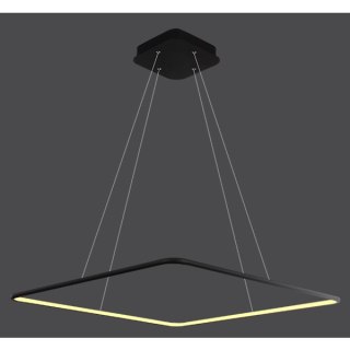 Lampa wisząca Ledowe Kwadraty No.1 40 in 3k czarna ściemnialna