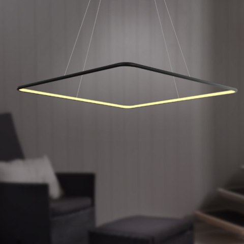 Lampa wisząca Ledowe Kwadraty No.1 40 in 3k czarna ściemnialna Lampa wisząca Ledowe Kwadraty No.1 40 in 3k czarna ściemnialna