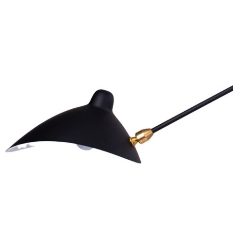 Lampa podłogowa CRANE-F1 czarna 160 cm Step into Design