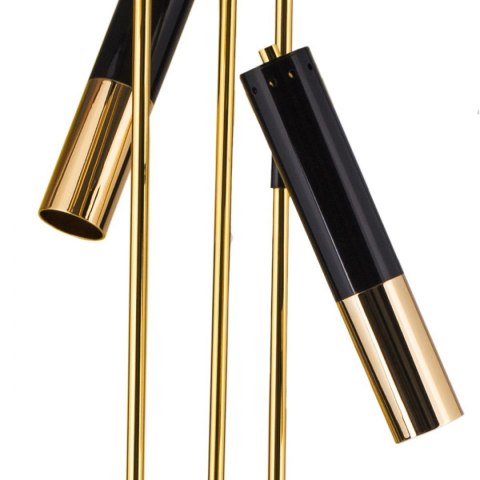 Lampa stojąca GOLDEN PIPE-3 czarno złota 180 cm Step into Design