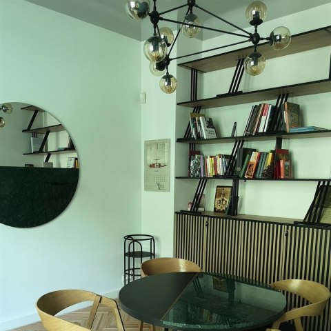Lampa wisząca ASTRIFERO-21 bursztynowo czarna 165 cm Step into Design